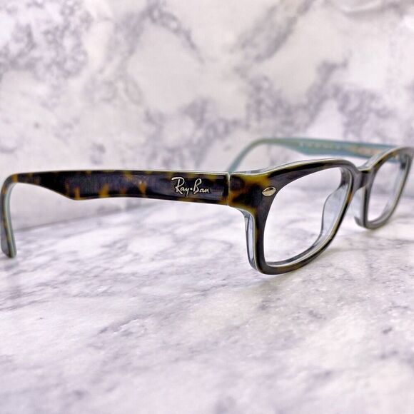 Ray-Ban Eyeglasses Frame RB 5150 5023 50 [] 19 135 MM Tortoise Blue - Picture 5 of 10